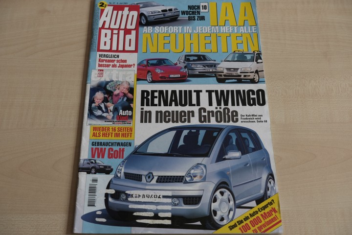 Deckblatt Auto Bild (27/2001)